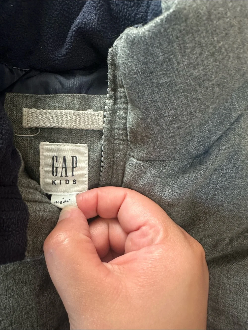 GAP Kids Gray Quilted Puffer Vest